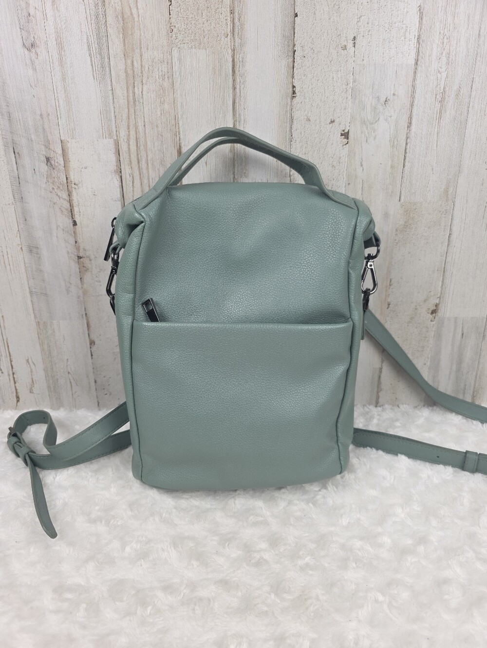 A New Day Convertible Mint Green Backpack Bag